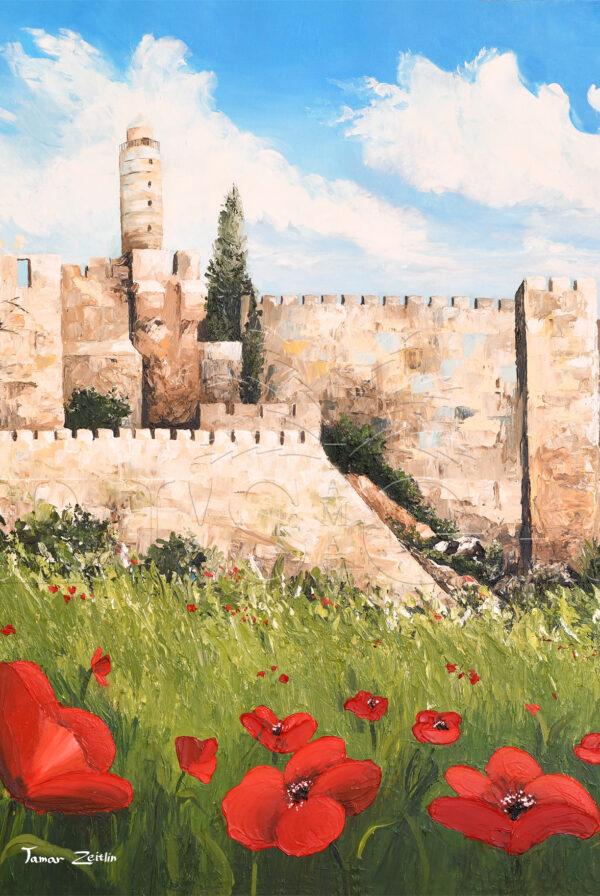 ציור מגדל דוד