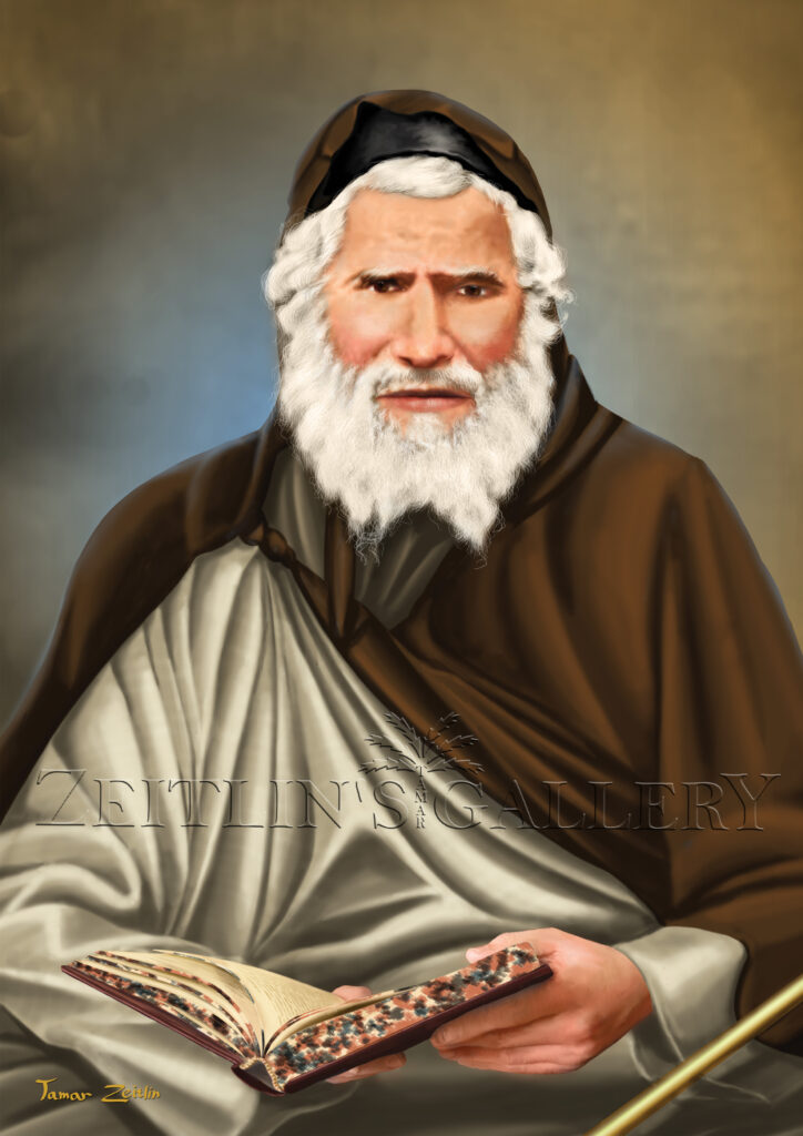 ציור האביר יעקב רבי יעקב אבוחצירא