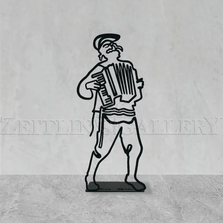 נגן אקורדיון ממתכת דגם שולחני