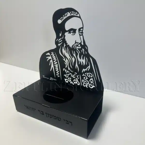 ⁦מעמד מתכת לנר רבי שמעון בר יוחאי⁩ – תמונה ⁦3⁩