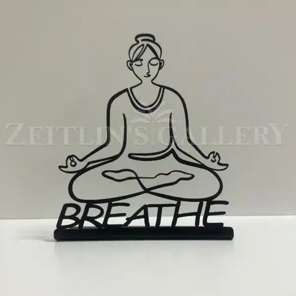 ⁦פסלון מדיטציה Breathe - דגם שולחני⁩ – תמונה ⁦3⁩