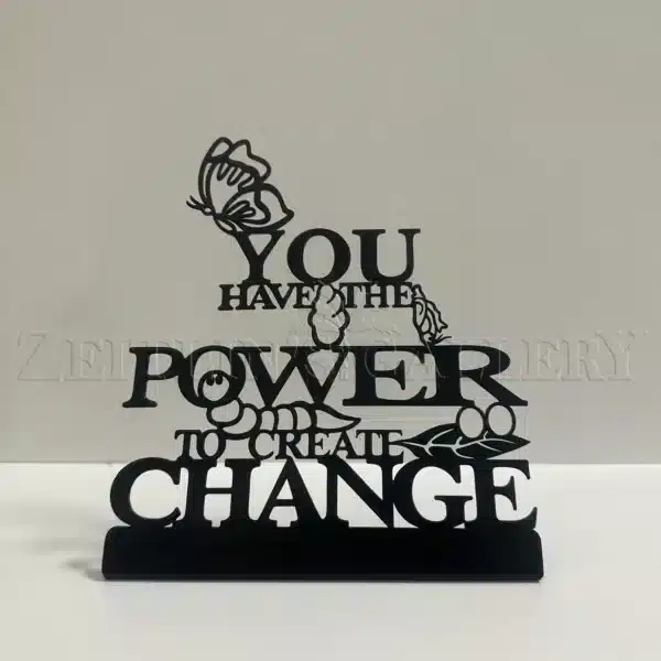 ⁦פסלון גלגול הפרפר Change - דגם שולחני⁩ – תמונה ⁦3⁩