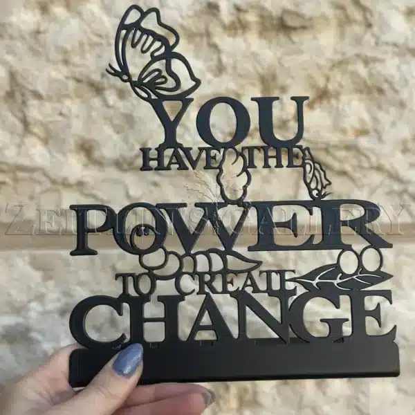 ⁦פסלון גלגול הפרפר Change - דגם שולחני⁩ – תמונה ⁦7⁩