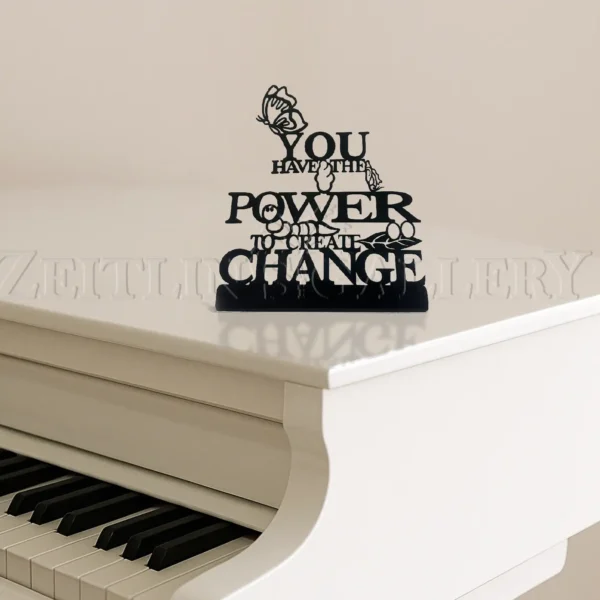 ⁦פסלון גלגול הפרפר Change - דגם שולחני⁩ – תמונה ⁦5⁩