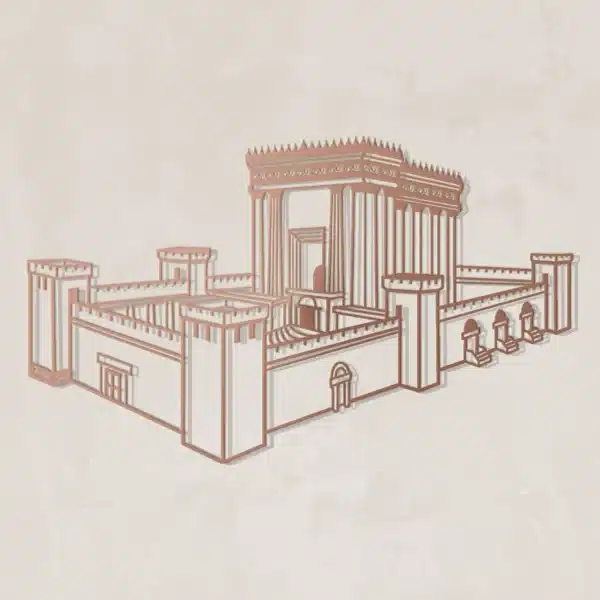 ⁦בית המקדש - תמונת מתכת⁩ – תמונה ⁦4⁩