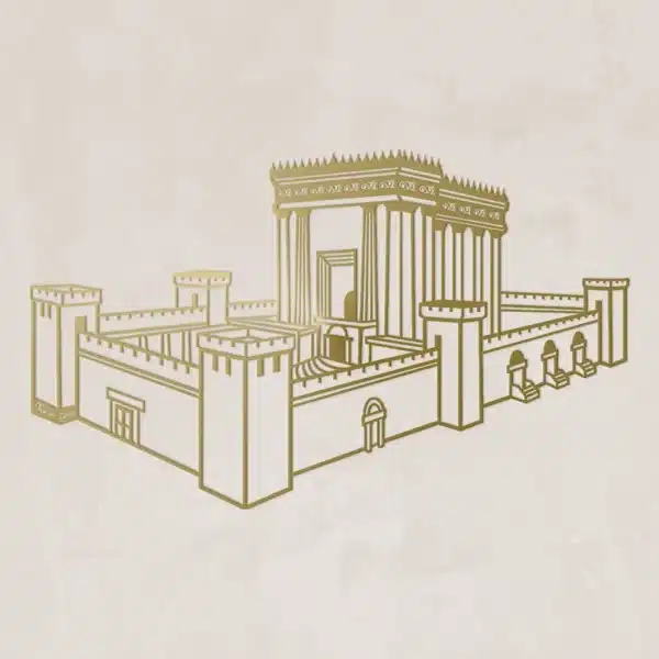⁦בית המקדש - תמונת מתכת⁩ – תמונה ⁦2⁩