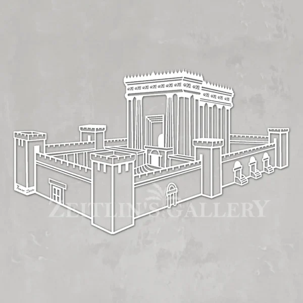 ⁦בית המקדש - תמונת מתכת⁩ – תמונה ⁦5⁩